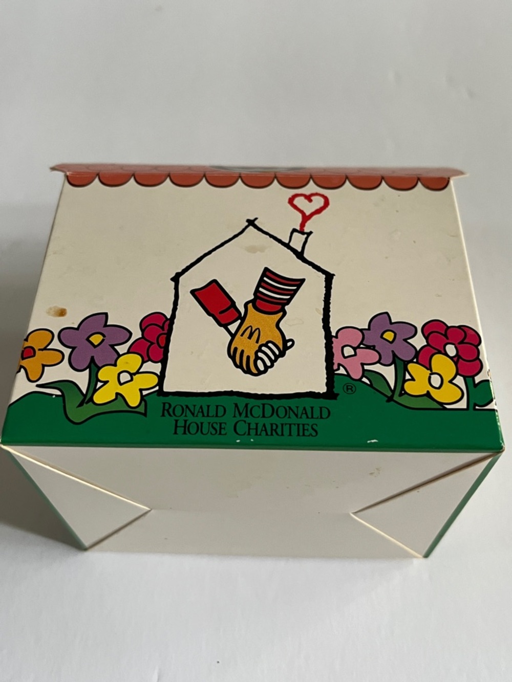 Vintage Ronald McDonald House Shaped Donation Box Pop Pull Tab Fundraiser - Picture 6 of 9